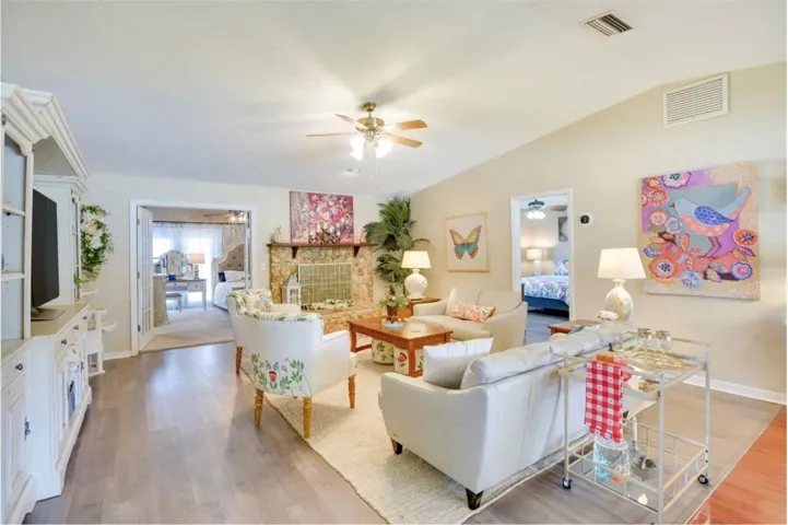 Living room & MBR have newer Luxury vinyl plank flooring.