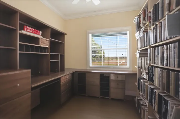Office off the library!