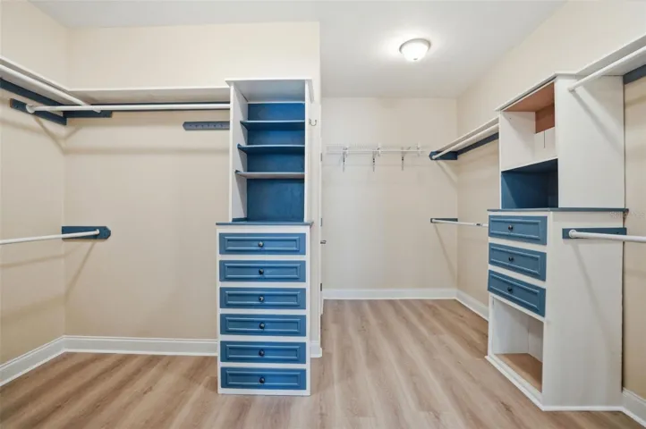 Master closet.