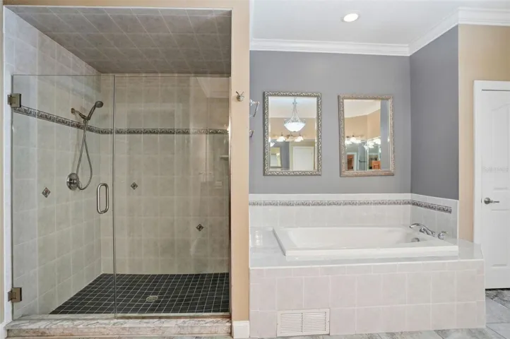 Master bathroom.