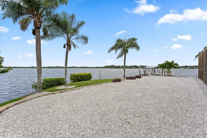 Large area outside the pool space
