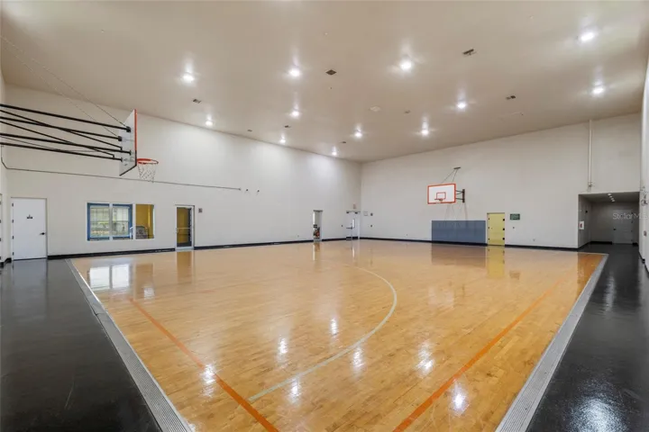 Indoor basketball courts