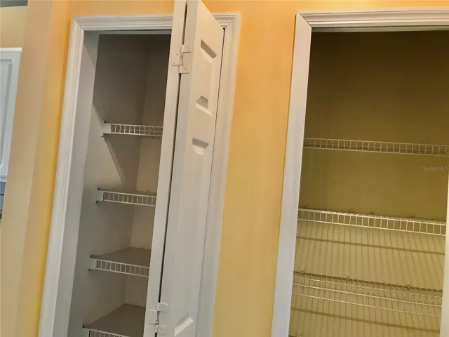 TWO pantry closets!