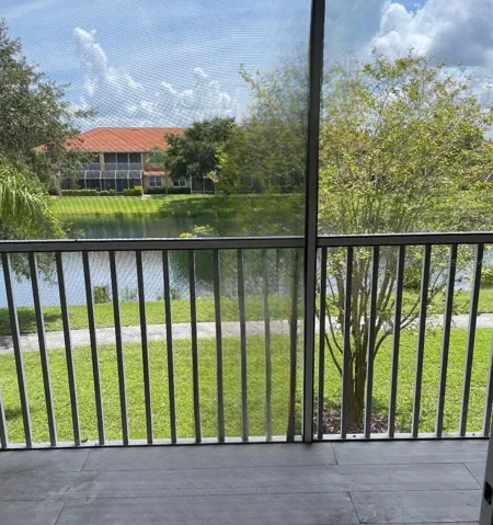 Lake view from screen lanai/balcony