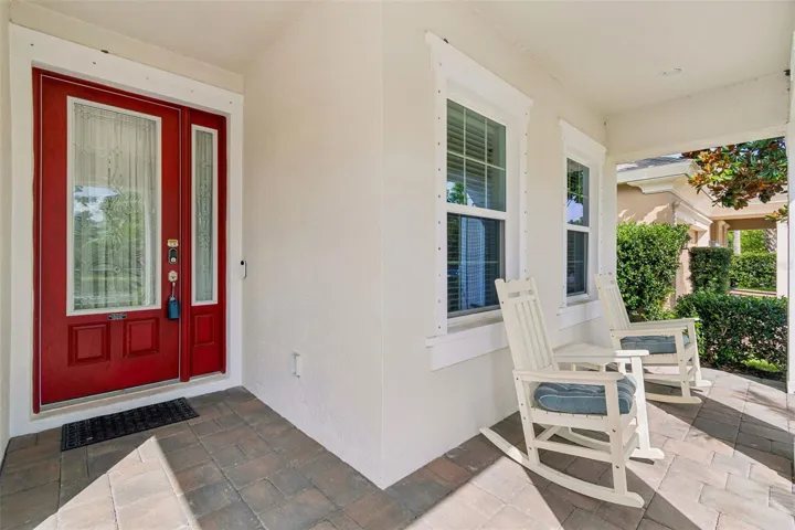 Covered front porch