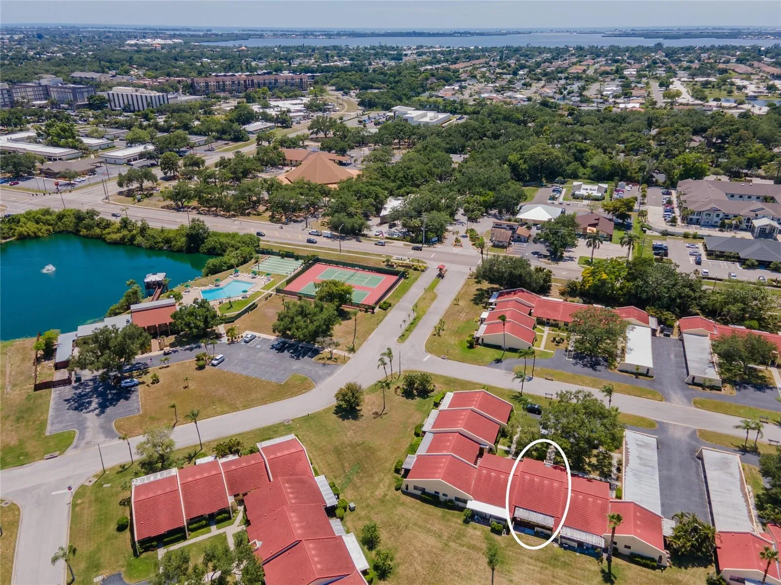 Awesome West Bradenton location with Palma Sola bay in the distance and Anna Maria Island a short drive away