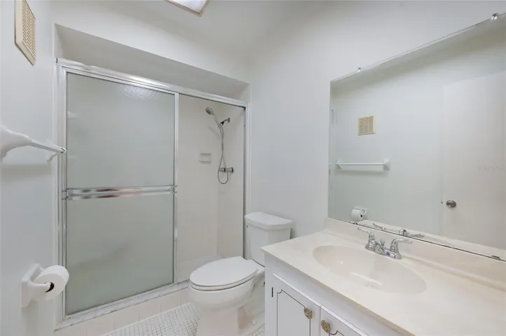 Primary bathroom with shower