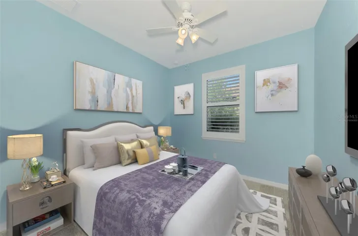 Virtually Staged Bedroom 2