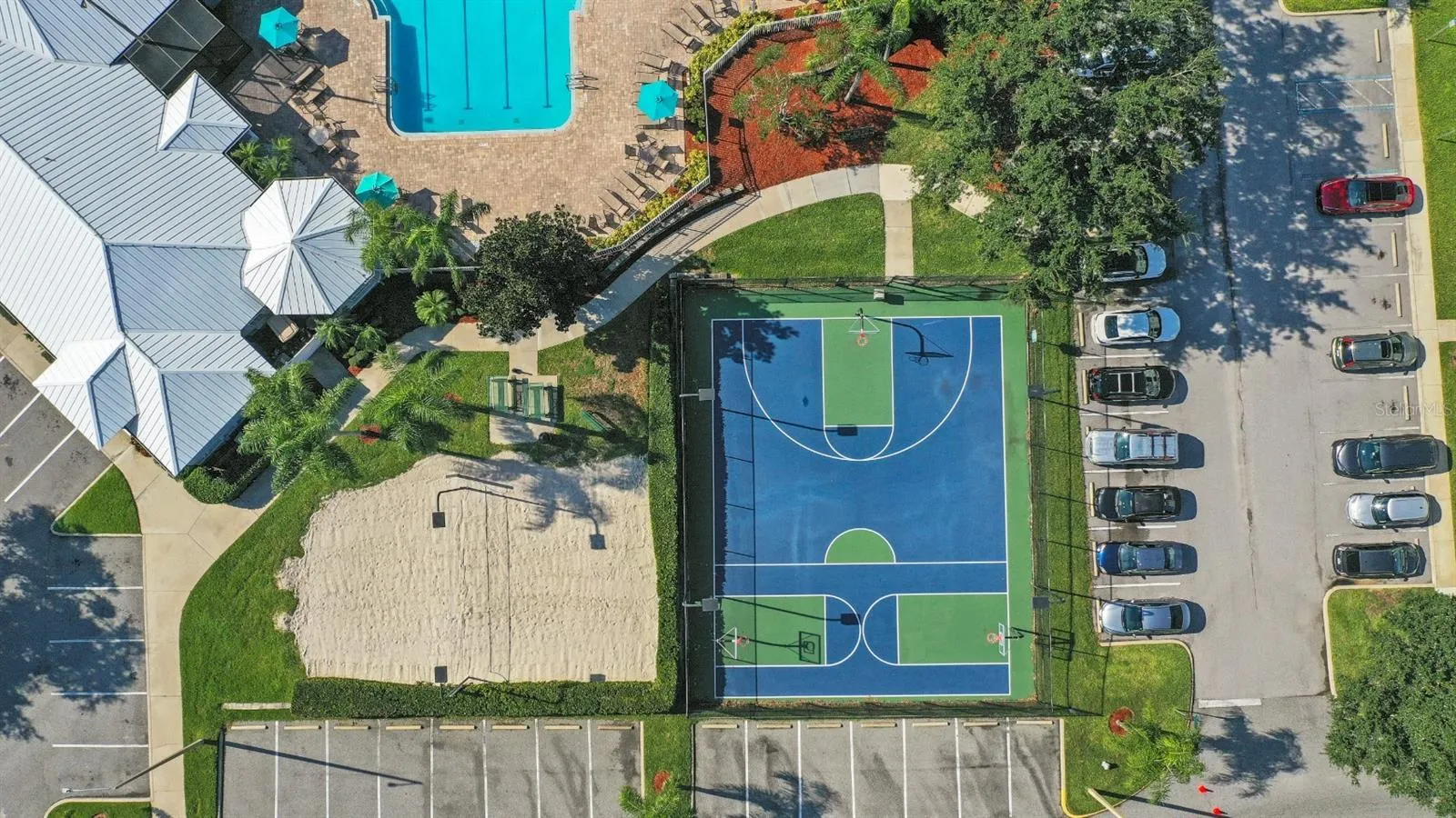 Volley Ball and Tennis Court