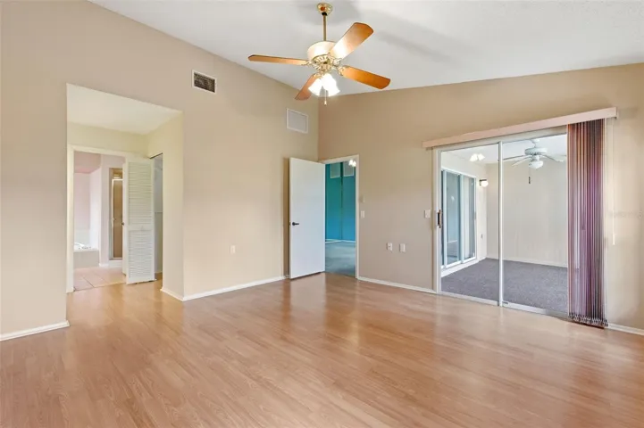 Primary Bedroom w/sliders to Lanai