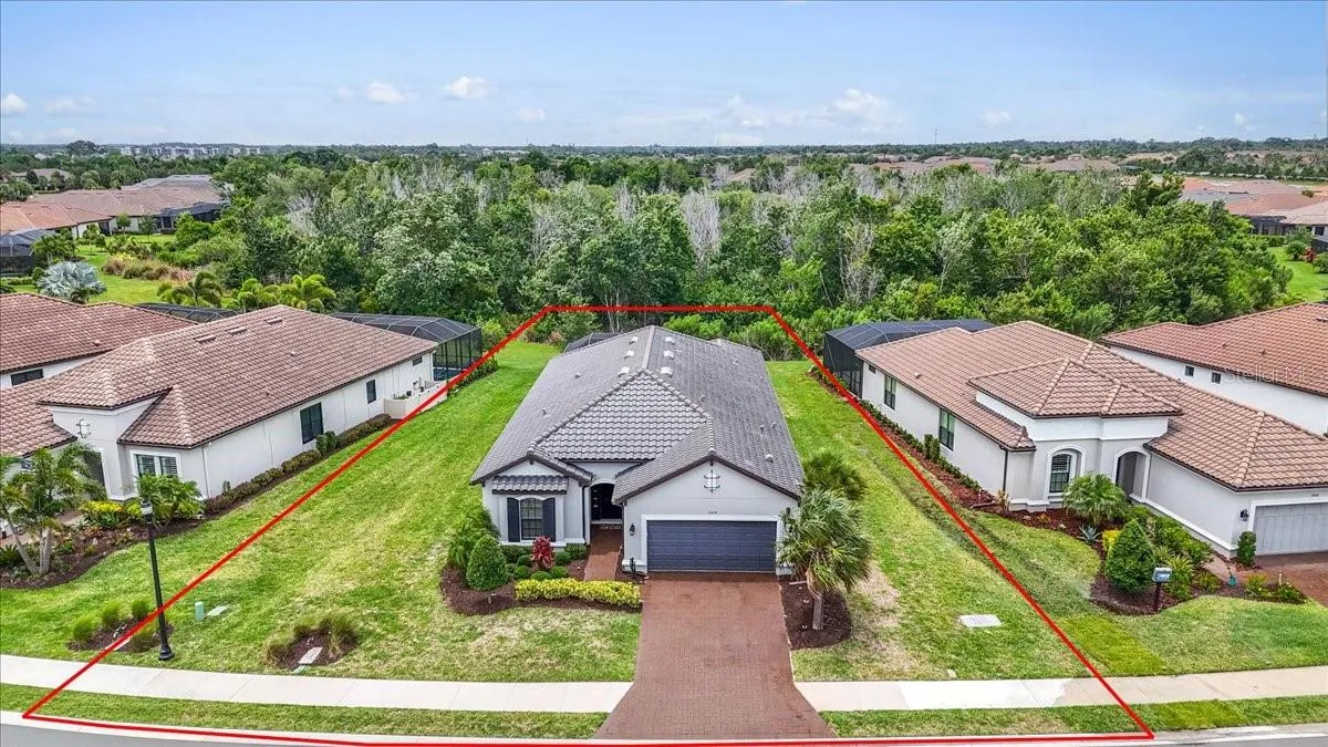 Spacious and  private with an oversized lot