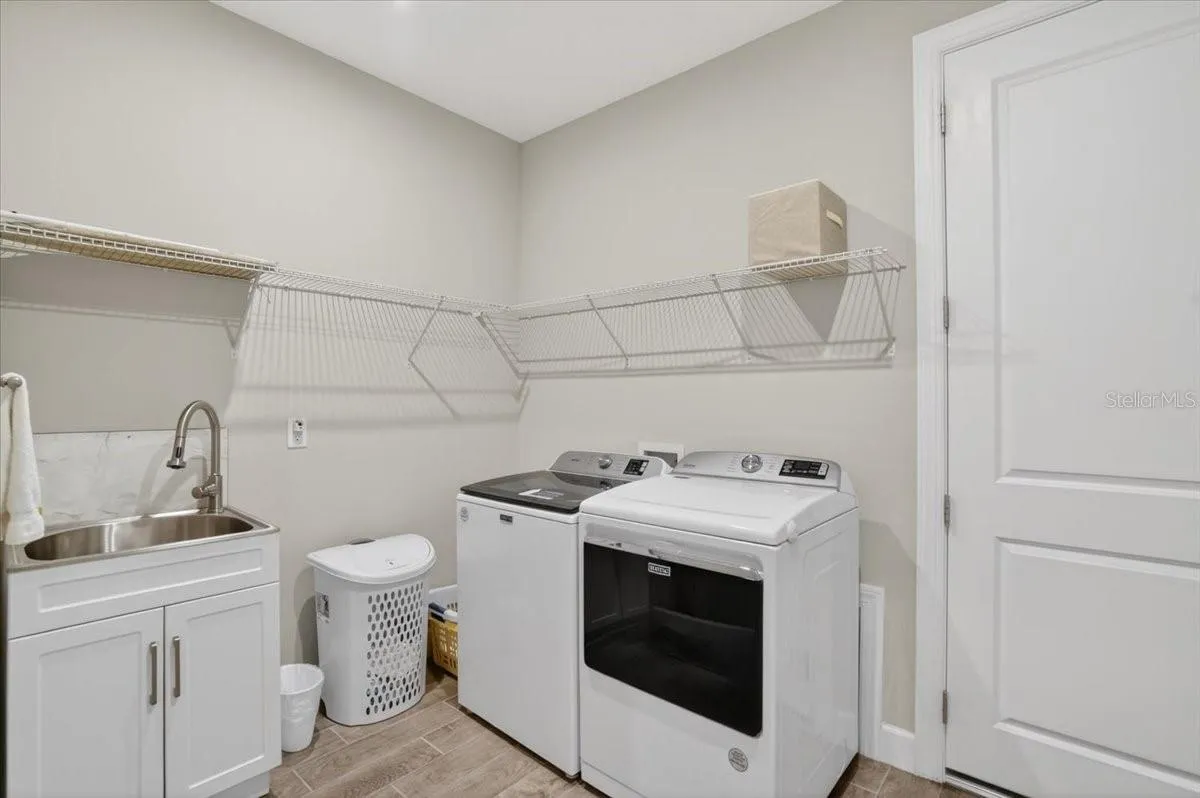 Laundry Room off the garage.
