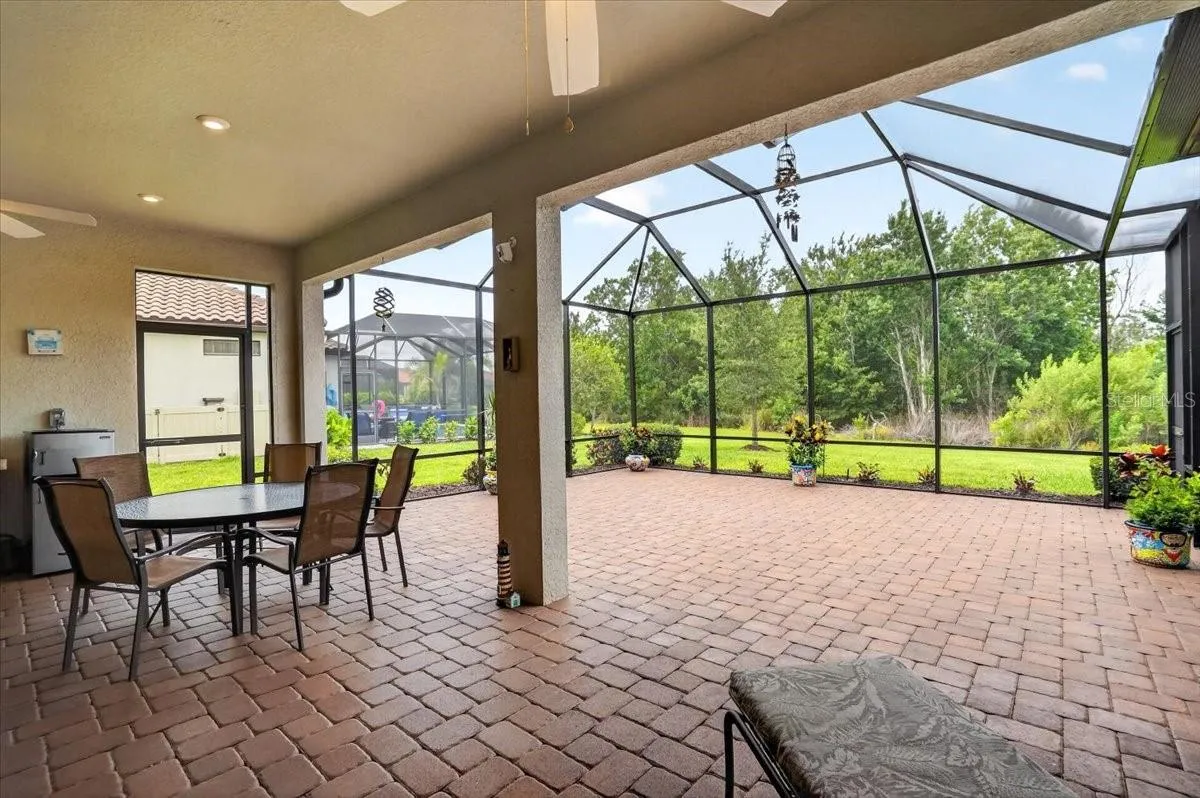 This Lanai is extended to really enjoy your outdoor space!