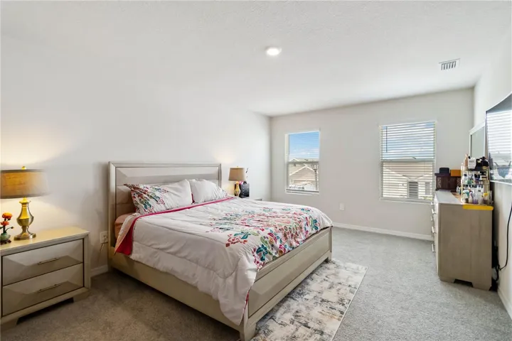 Owners Suite big enough for a king-sized bed and sitting area
