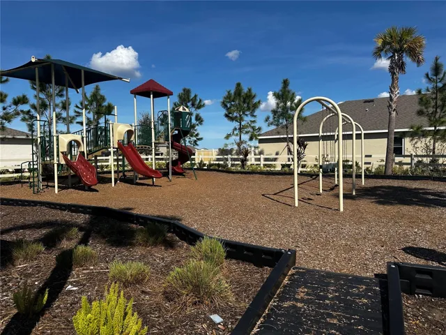 Covered Picnic Area and lots to play on.
