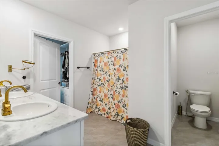 Owners Bath with Dual Sinks, Stand Up Shower, Private Water Closet and dual Closets