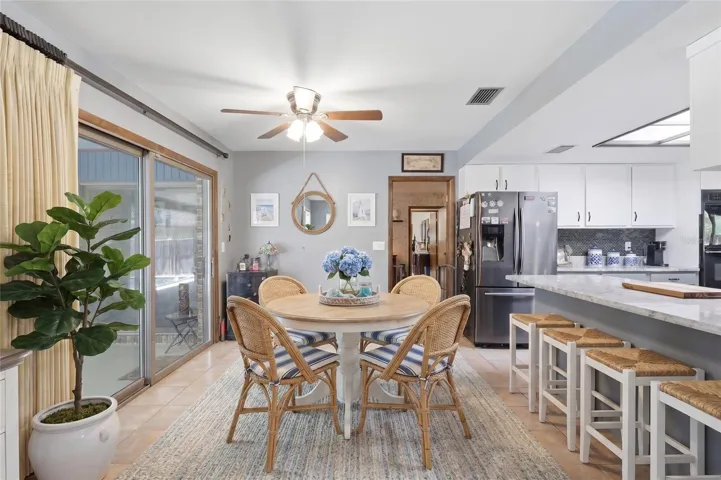 Eat in Kitchen Viturally Staged