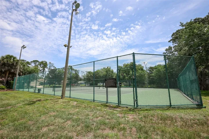 Community tennis courts.