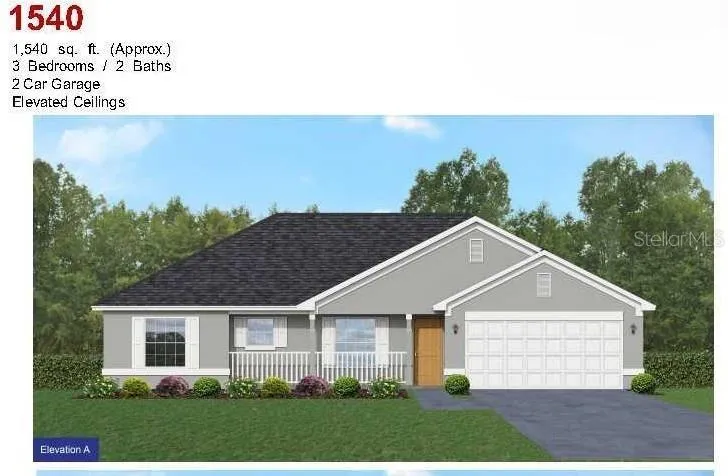 Artist rendering not actual house or exterior color scheme