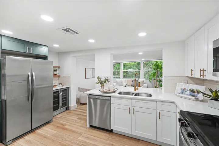 Coffee Bar / Wine Fridge