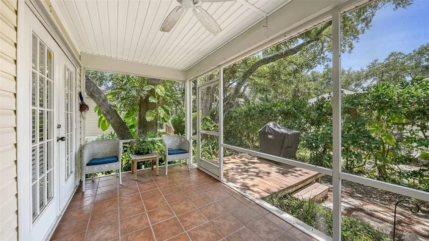 Screened porch
