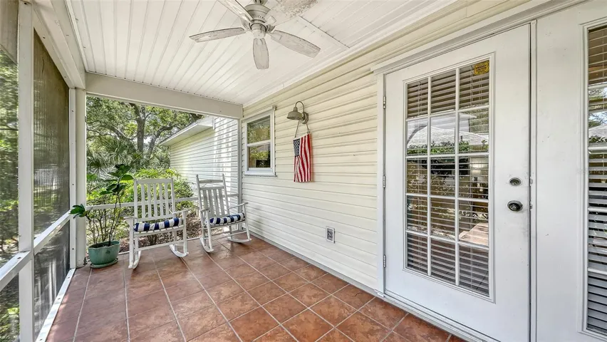 Screened porch