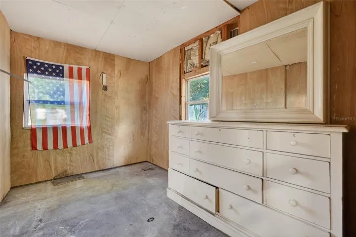 Partially finished detached workshop