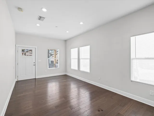 living dining combo facing front door