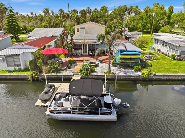 Aerial view of home.