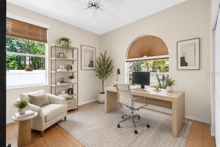 Virtually staged 3 bedroom / office