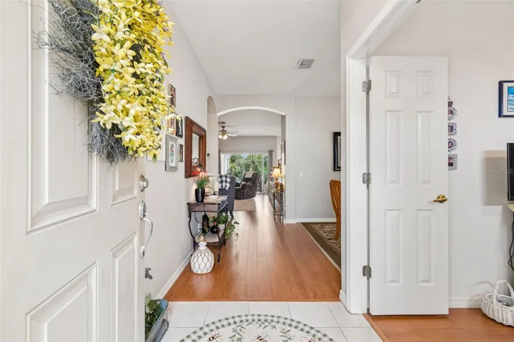 Foyer looking to back of house