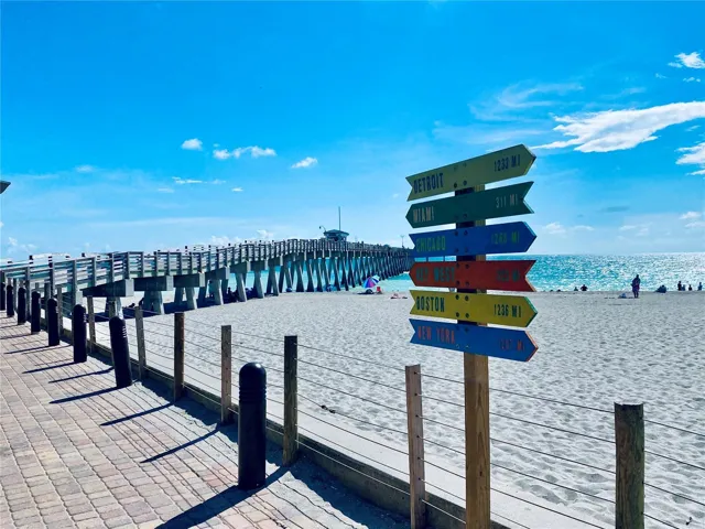 Enjoy a walk at the pier