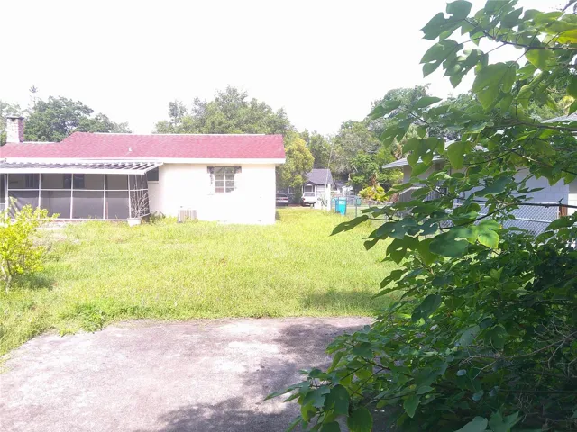 View of Easement toward Ridgewood Avenue from vicinity of west line of property