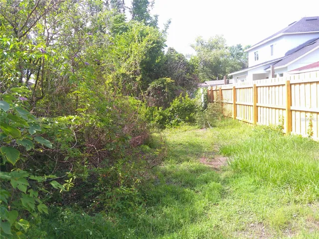 Interior of property from vicinity of 14' easement