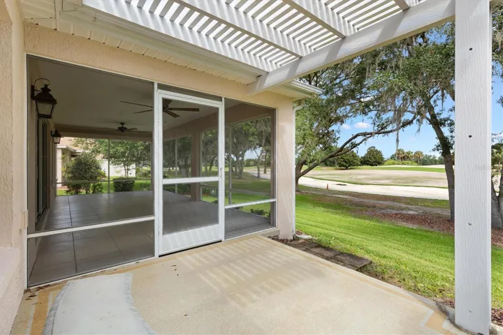 Rear Outdoor Sitting Area