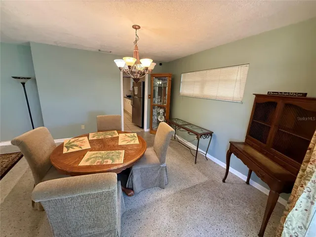 Spacious dining room