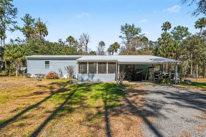 front with carport