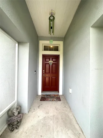 Enclosed Screened-In Front Entrance