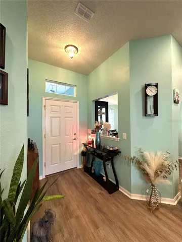 Foyer leads to Great Room