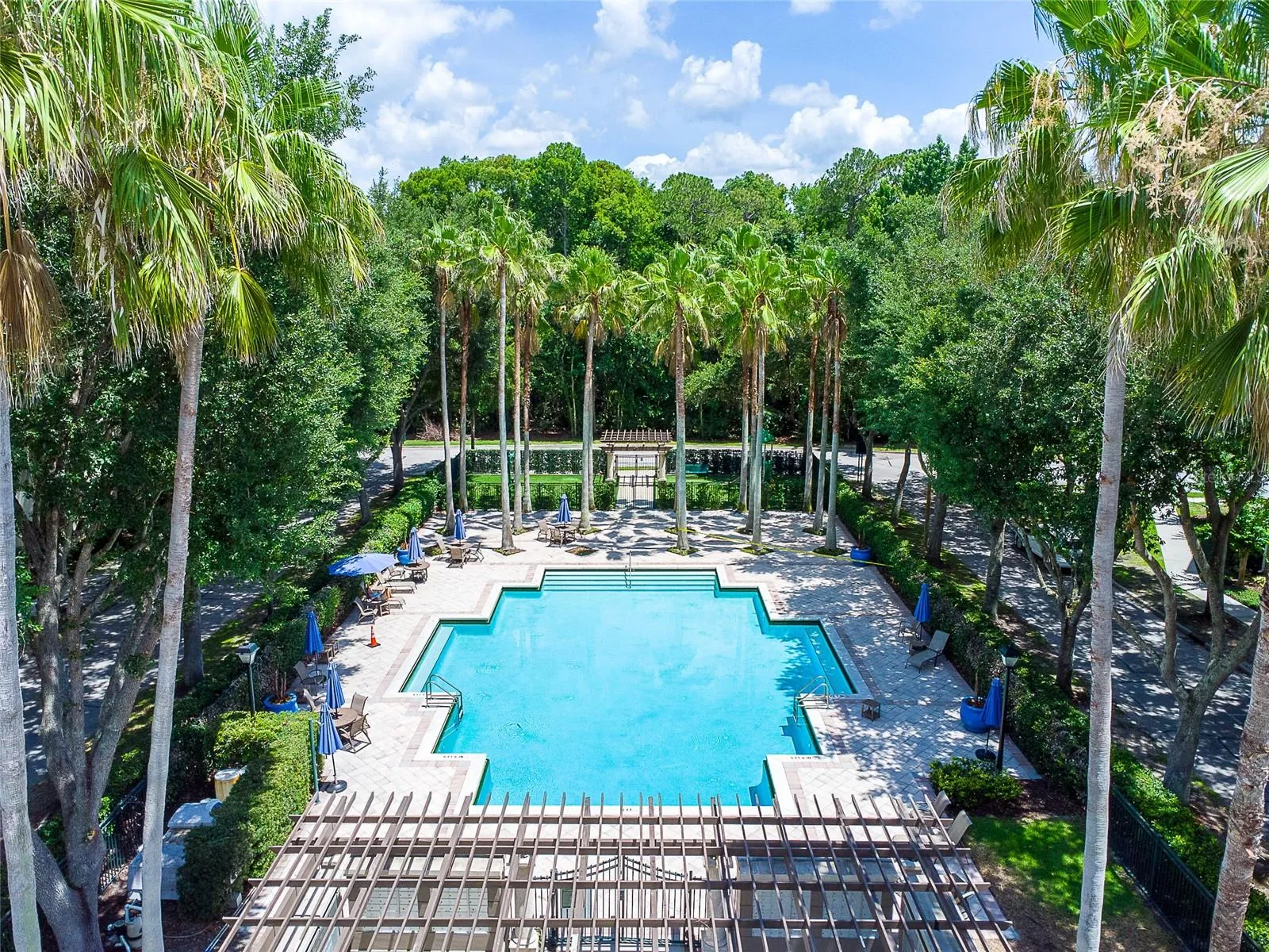 Community amenities. Clubhouse with pool