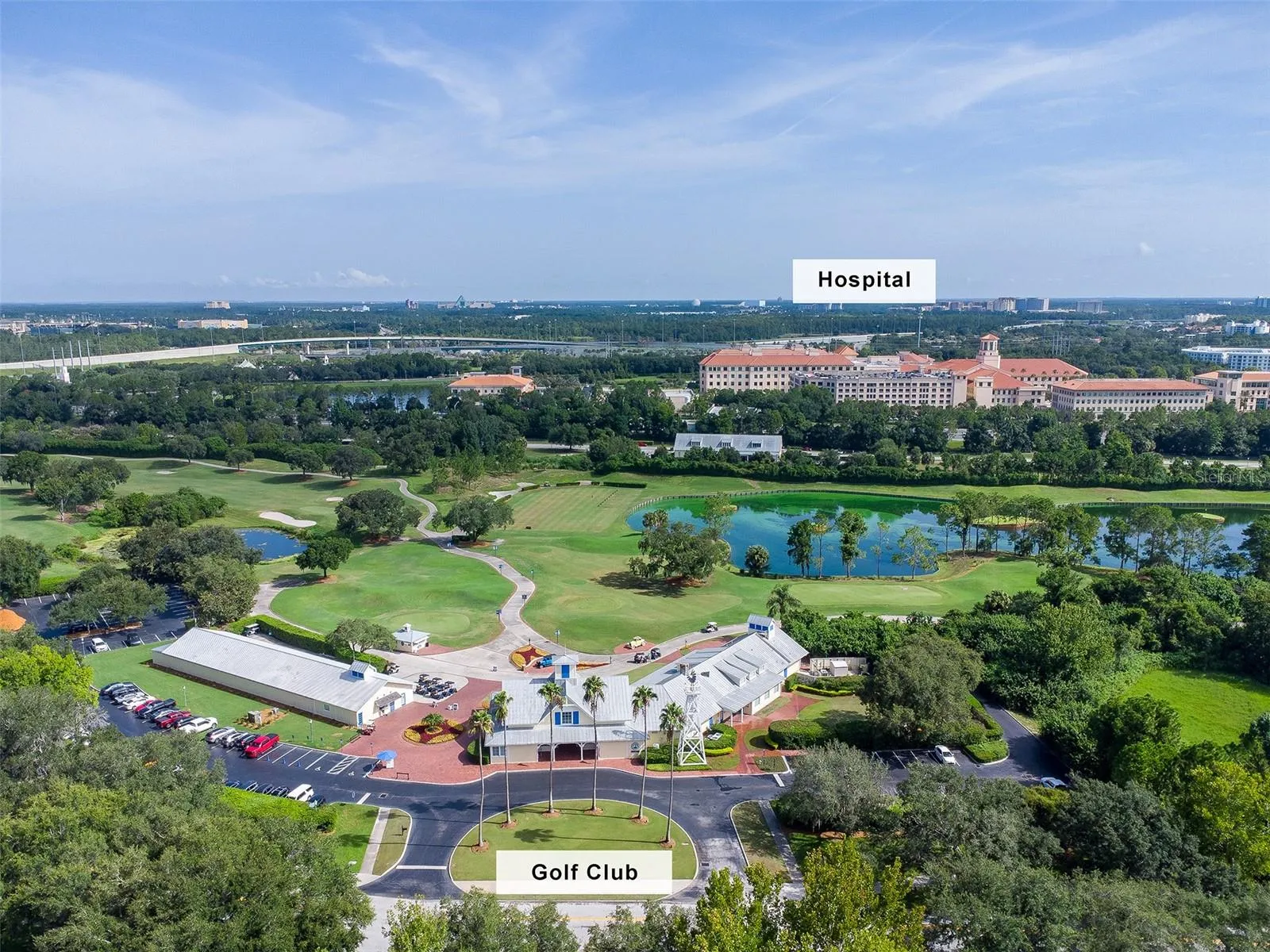 Celebration aerial view