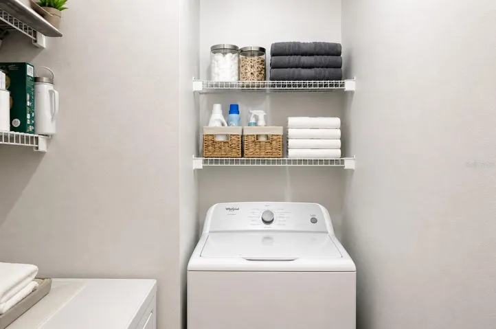 Washer and dryer (laundry room)