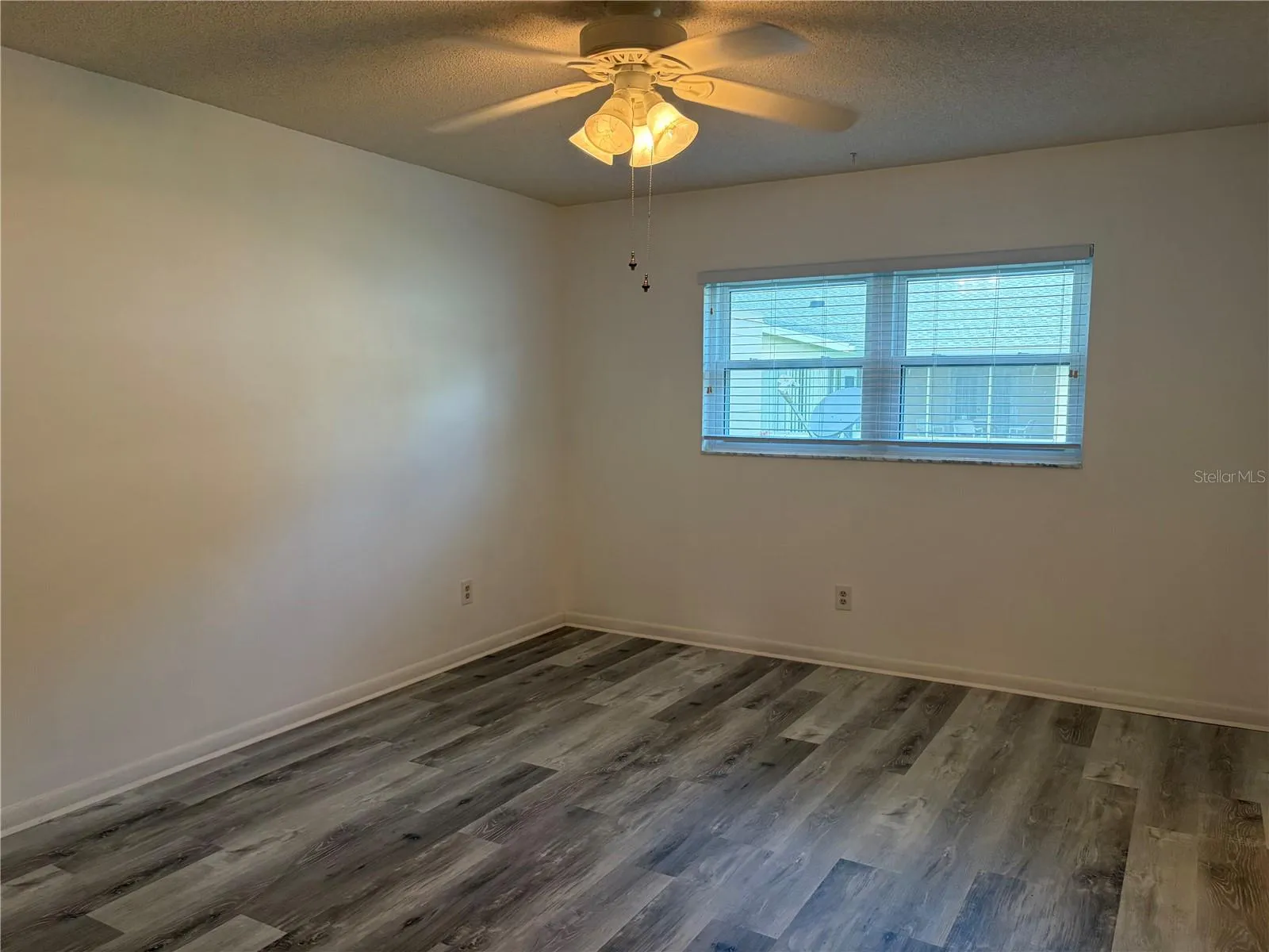 Primary bedroom is in the back