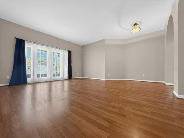 Spacious Living Room and Dining Room