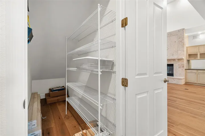 Under stairs closet