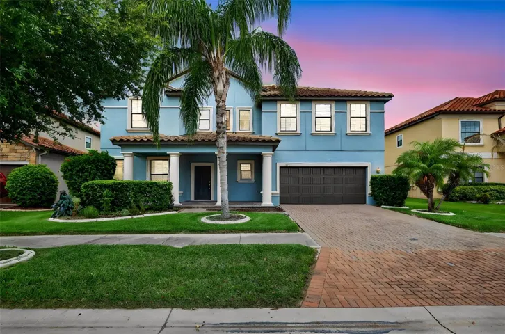 Front of Home - Virtual Twilight - WCI Lennar Home