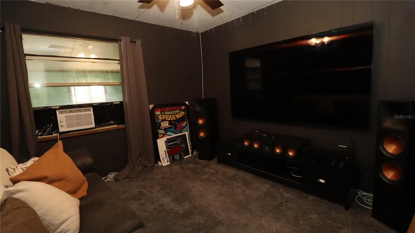 used as a home theater...