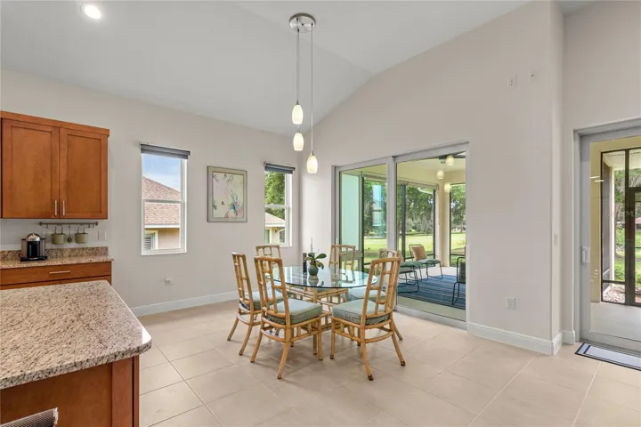 Spacious Dining Area ...great views!