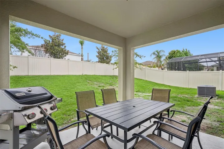 Back covered Patio