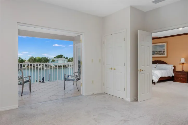 View from bonus room of the master bedroom